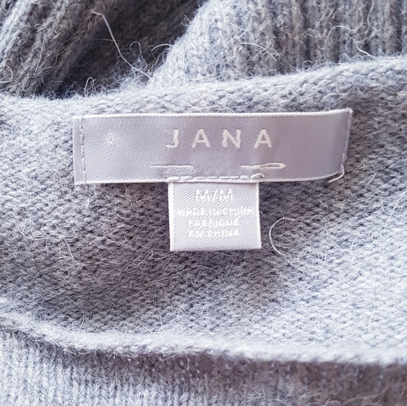 JANA Gray Boatneck Alpaca Blend Sweater - Picture 5 of 7